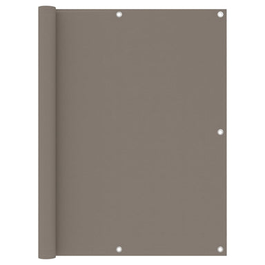 Balkonscherm 120x500 cm oxford stof taupe