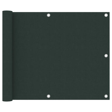 Balkonscherm 75x300 cm oxford stof donkergroen