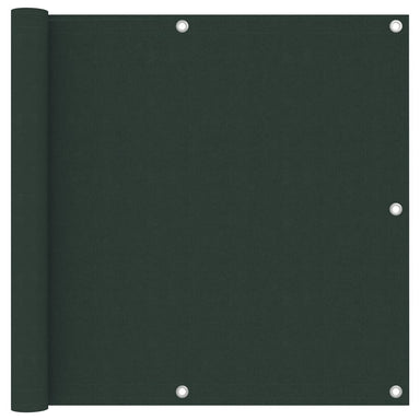 Balkonscherm 90x500 cm oxford stof donkergroen
