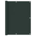 Balkonscherm 120x300 cm oxford stof donkergroen
