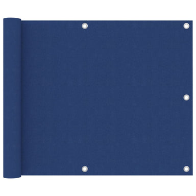 Balkonscherm 75x500 cm oxford stof blauw