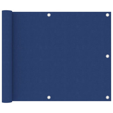 Balkonscherm 75x600 cm oxford stof blauw