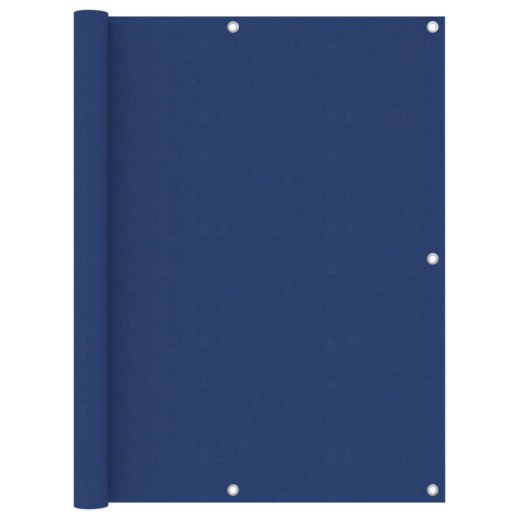 Balkonscherm 120X400 Cm Oxford Stof Blauw 120 x 400 cm