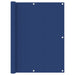 Balkonscherm 120X600 Cm Oxford Stof Blauw 120 x 600 cm