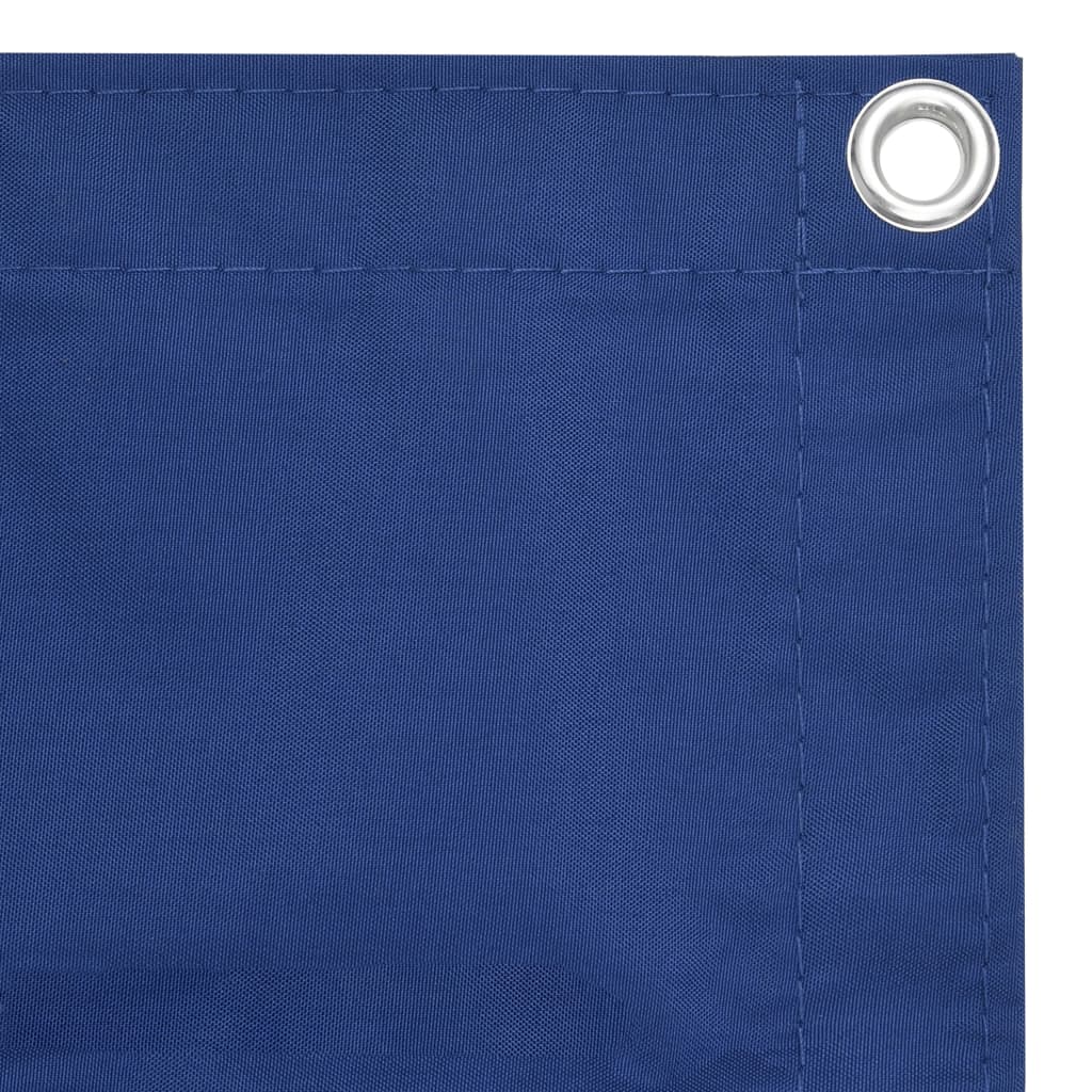 Balkonscherm 120X600 Cm Oxford Stof Blauw 120 x 600 cm
