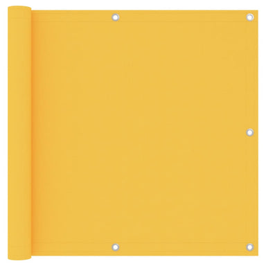 Balkonscherm 90X500 Cm Oxford Stof Geel 90 x 500 cm