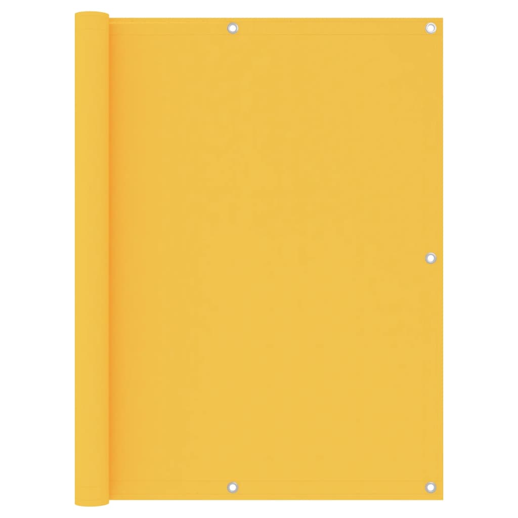 Balkonscherm 120X300 Cm Oxford Stof Geel 120 x 300 cm
