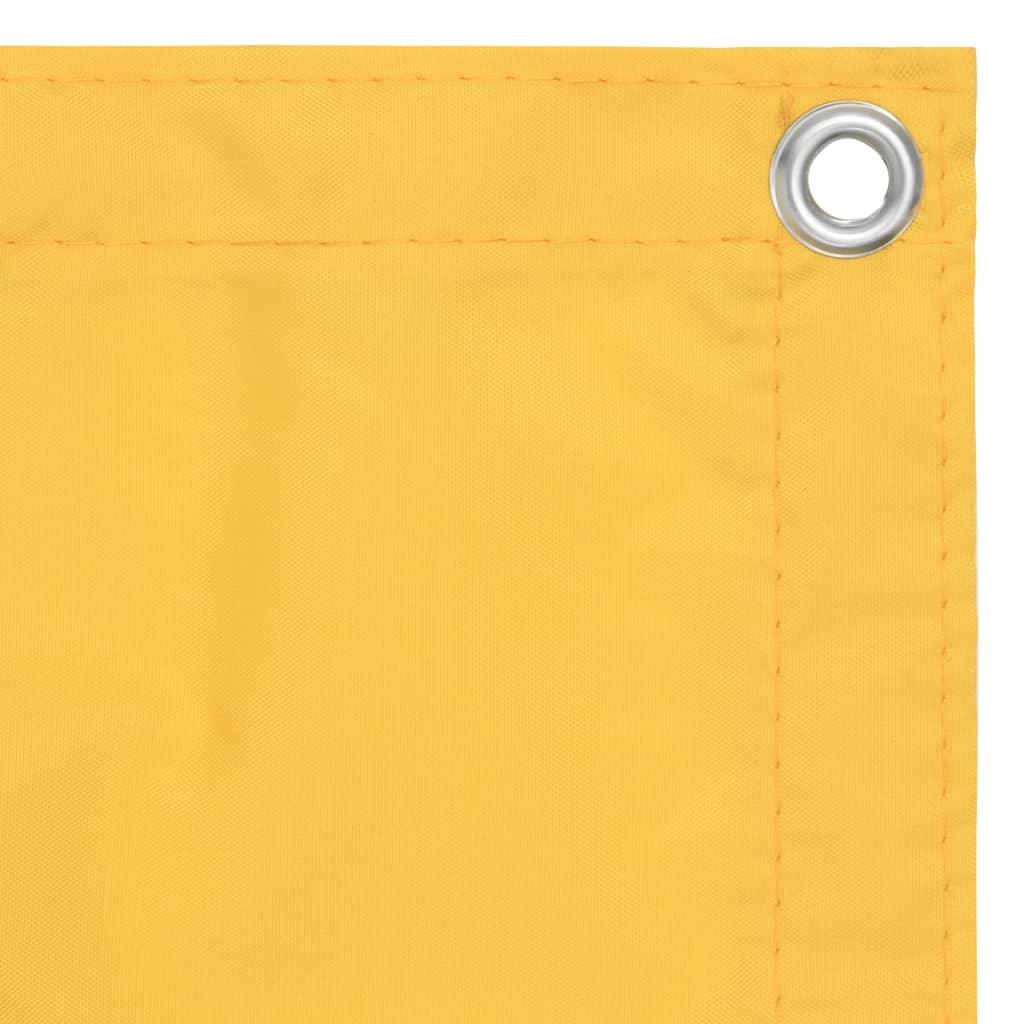 Balkonscherm 120X300 Cm Oxford Stof Geel 120 x 300 cm