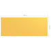 Balkonscherm 120X300 Cm Oxford Stof Geel 120 x 300 cm