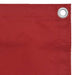 Balkonscherm 75X500 Cm Oxford Stof Rood 75 x 500 cm