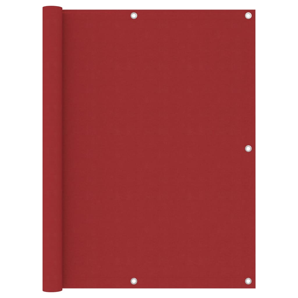 Balkonscherm 120X300 Cm Oxford Stof Rood 120 x 300 cm