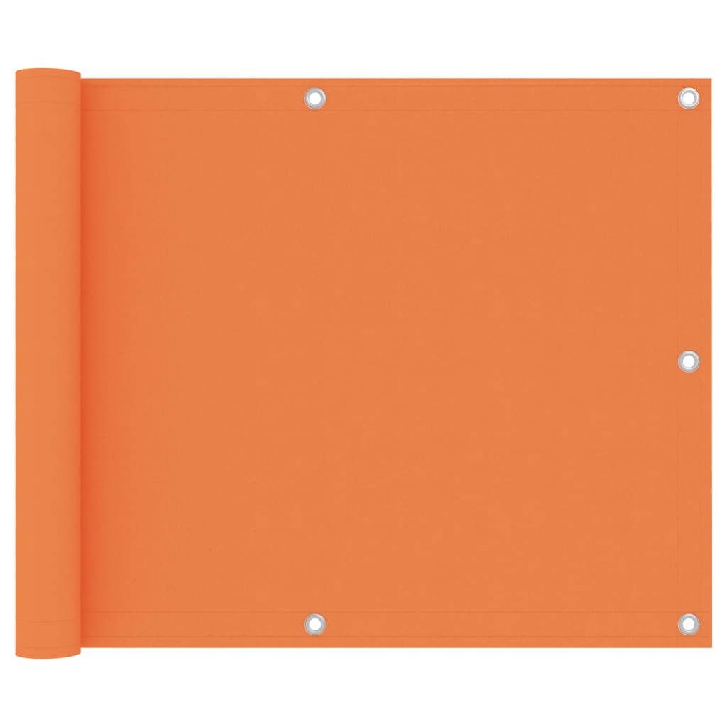 Balkonscherm 75X500 Cm Oxford Stof Oranje 75 x 500 cm orange