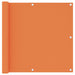 Balkonscherm 90X400 Cm Oxford Stof Oranje 90 x 400 cm orange