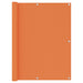 Balkonscherm 120X600 Cm Oxford Stof Oranje 120 x 600 cm orange