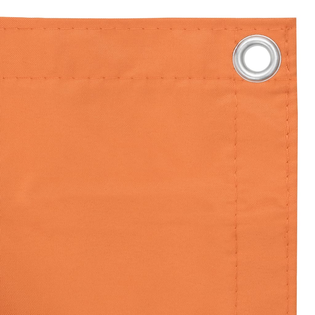 Balkonscherm 120X600 Cm Oxford Stof Oranje 120 x 600 cm orange