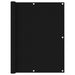Balkonscherm 120X600 Cm Oxford Stof Zwart 120 x 600 cm