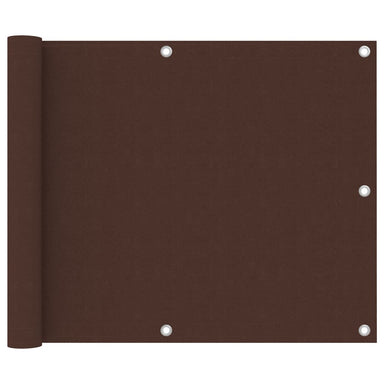 Balkonscherm 75X300 Cm Oxford Stof Bruin 75 x 300 cm