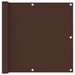 Balkonscherm 90X300 Cm Oxford Stof Bruin 90 x 300 cm