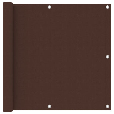 Balkonscherm 90x600 cm oxford stof bruin