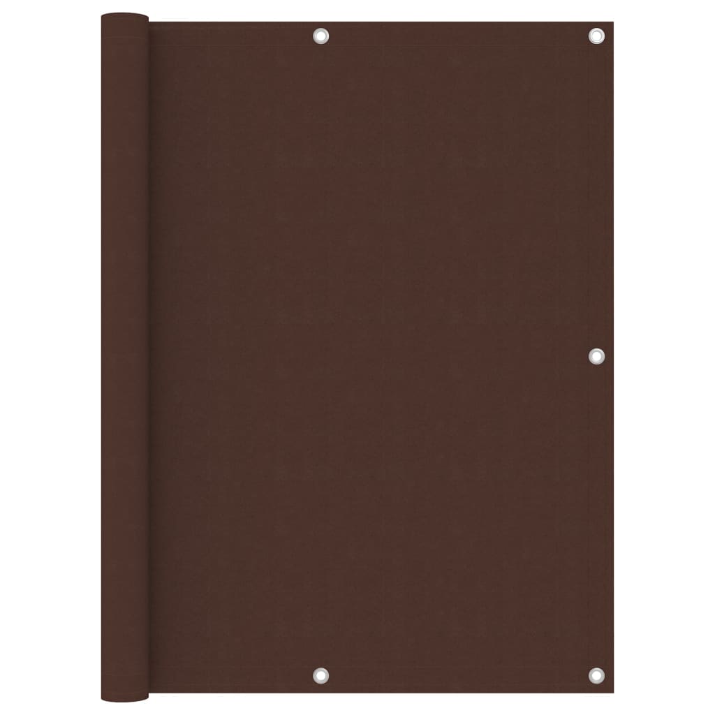 Balkonscherm 120X300 Cm Oxford Stof Bruin 120 x 300 cm