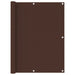 Balkonscherm 120X300 Cm Oxford Stof Bruin 120 x 300 cm
