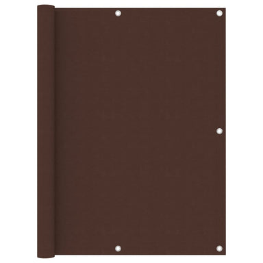 Balkonscherm 120X600 Cm Oxford Stof Bruin 120 x 600 cm