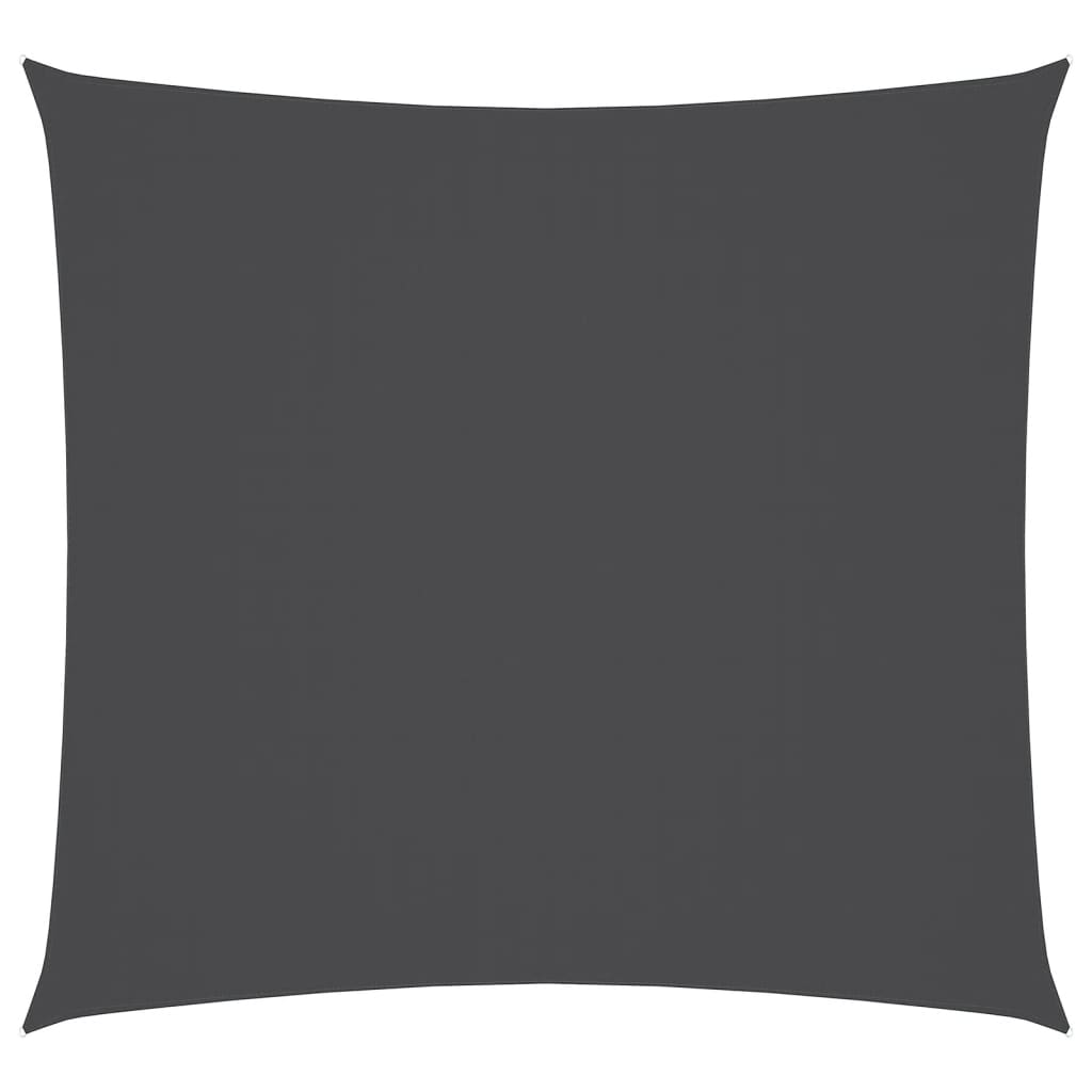 Zonnescherm vierkant 4x4 m oxford stof antracietkleurig