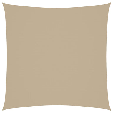 Zonnescherm vierkant 4x4 m oxford stof beige