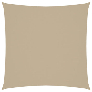 Zonnescherm vierkant 5x5 m oxford stof beige