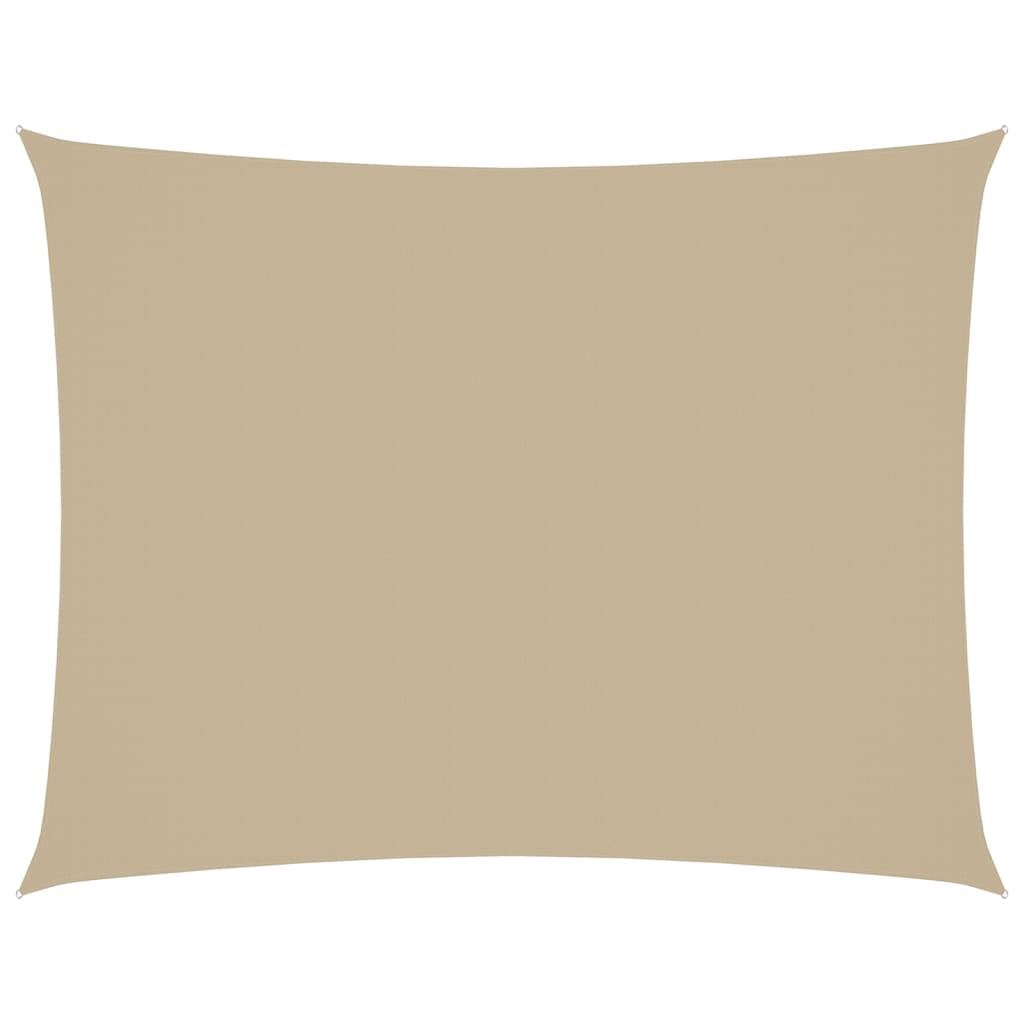 Zonnescherm rechthoekig 2x3,5 m oxford stof beige