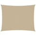 Zonnescherm rechthoekig 2x3,5 m oxford stof beige