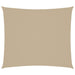 Zonnescherm rechthoekig 2,5x3 m oxford stof beige