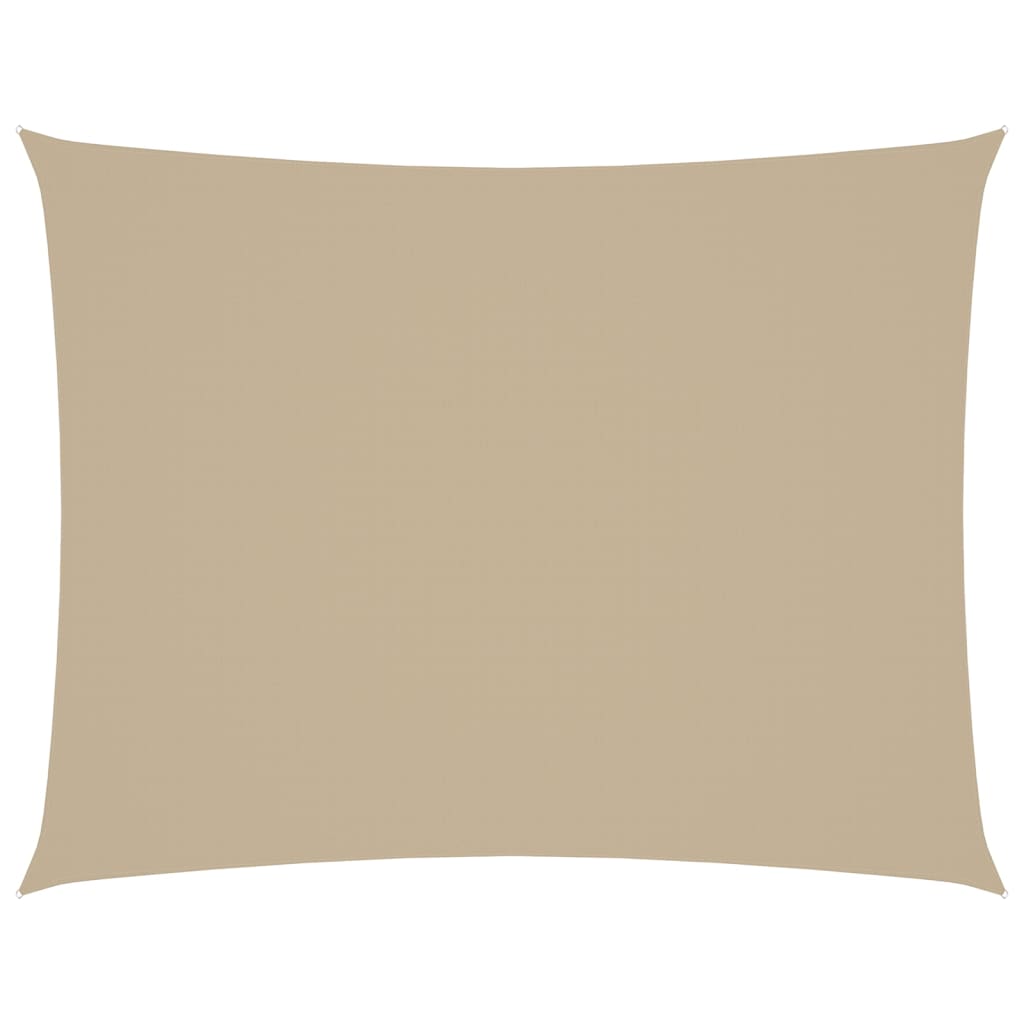Zonnescherm rechthoekig 2,5x3,5 m oxford stof beige