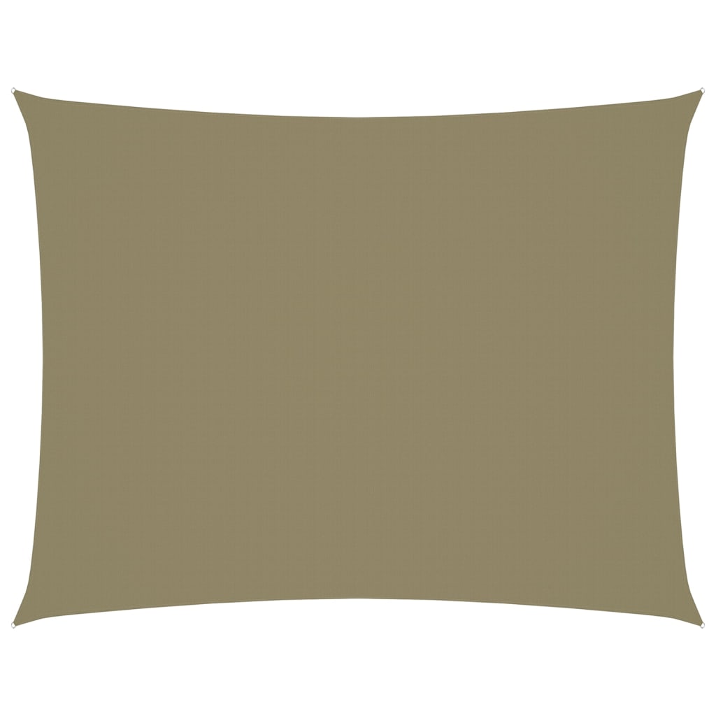 Zonnescherm rechthoekig 2,5x4 m oxford stof beige