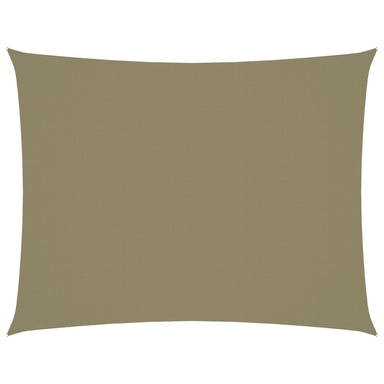 Zonnescherm rechthoekig 2,5x4 m oxford stof beige