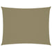 Zonnescherm rechthoekig 2,5x4 m oxford stof beige