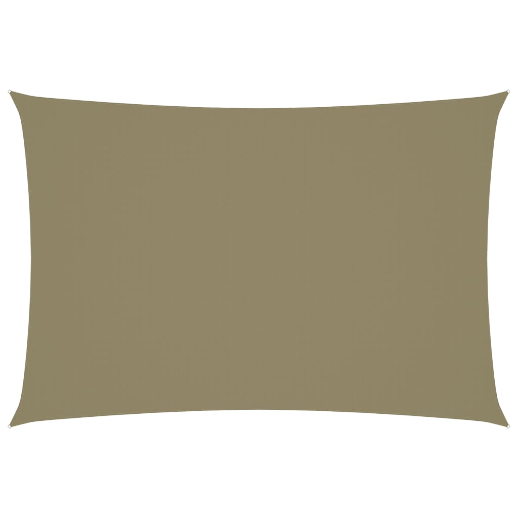 Zonnescherm rechthoekig 2,5x4,5 m oxford stof beige