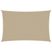 Zonnescherm rechthoekig 2,5x5 m oxford stof beige