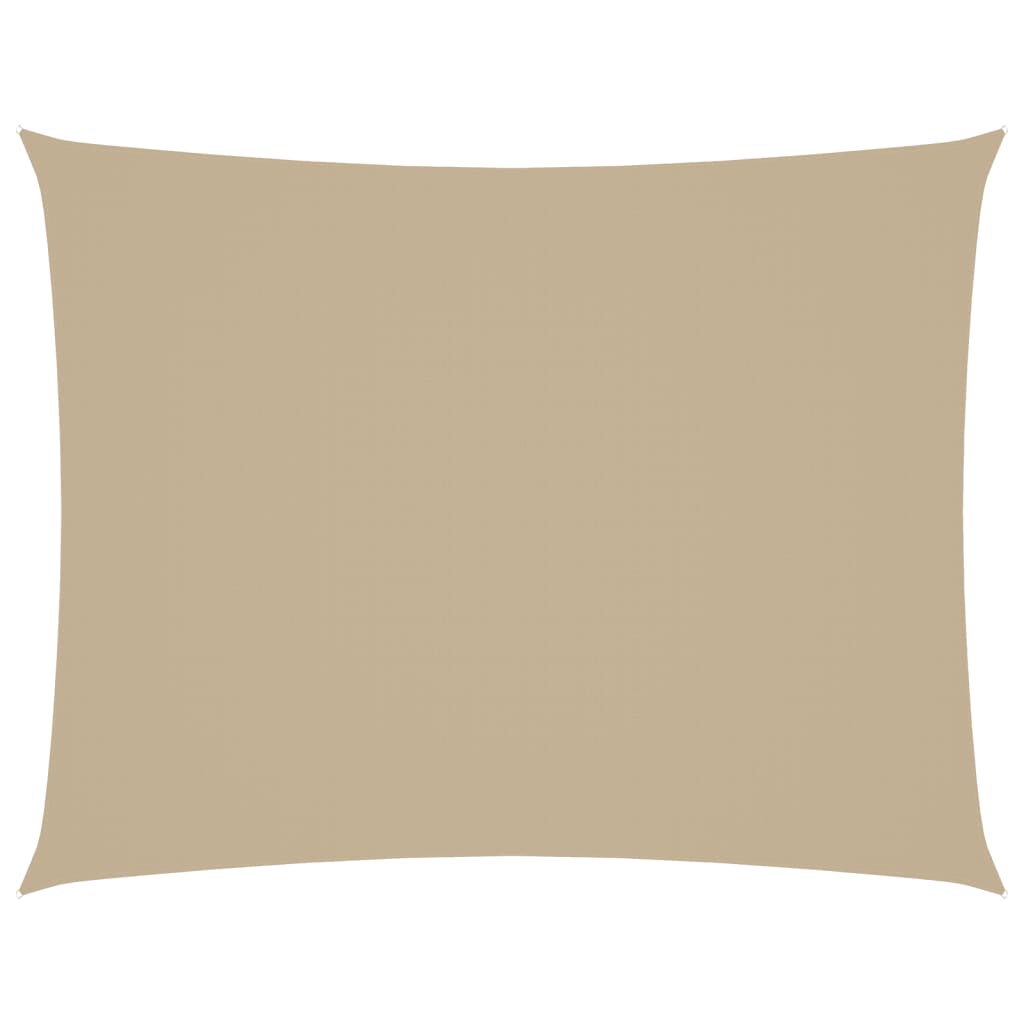 Zonnescherm rechthoekig 3,5x5 m oxford stof beige