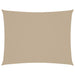 Zonnescherm Rechthoekig Oxford Stof Beige 5 x 6 m