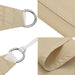 Zonnescherm Rechthoekig Oxford Stof Beige 5 x 6 m