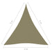 Zonnescherm Driehoekig 4X5X5 M Oxford Stof Beige 4 x 5 x 5 m