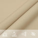 Zonnescherm driehoekig 5x7x7 m oxford stof beige