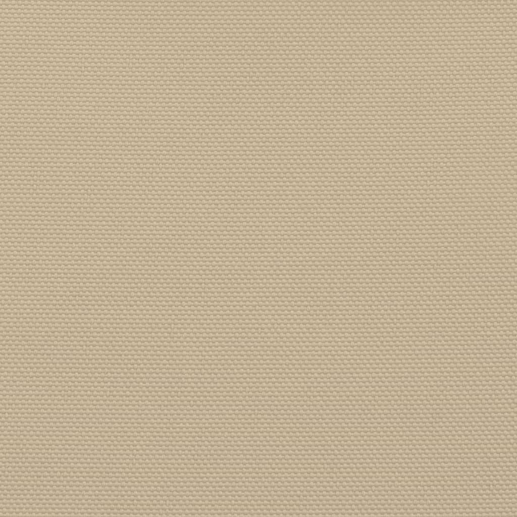 Zonnescherm driehoekig 5x7x7 m oxford stof beige