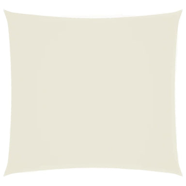 Zonnescherm vierkant 4x4 m oxford stof crèmekleurig