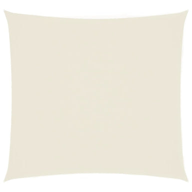 Zonnescherm vierkant 4,5x4,5 m oxford stof crèmekleurig