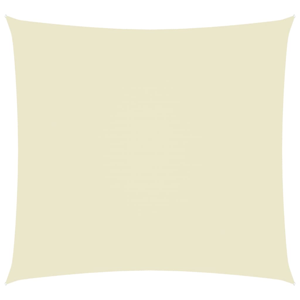 Zonnescherm rechthoekig 2,5x3 m oxford stof crèmekleurig