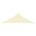 Zonnescherm Driehoekig 4X4X5,8 M Oxford Stof Crèmekleurig 4 x 4 x 5.8 m