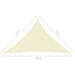Zonnescherm Driehoekig 4X4X5,8 M Oxford Stof Crèmekleurig 4 x 4 x 5.8 m
