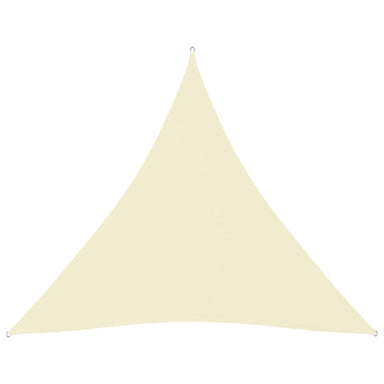 Zonnescherm Driehoekig 4,5X4,5X4,5 M Oxford Stof Crèmekleurig 4.5 x 4.5 x 4.5 m